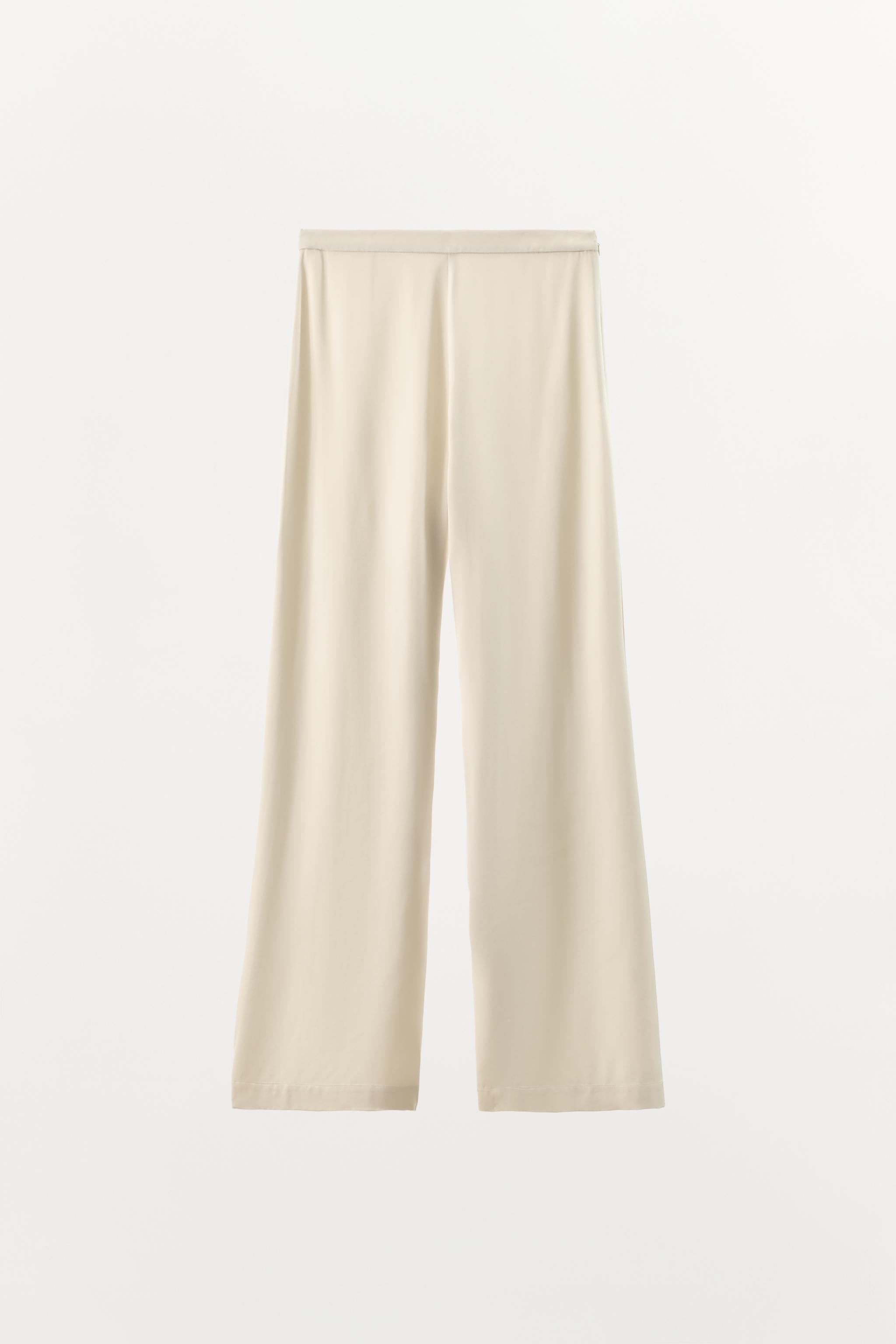 PANTALON SATINÉ 100% VISCOSE